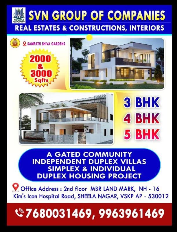 SVN Independent Villas - Sampath Shiva Gardens Poster